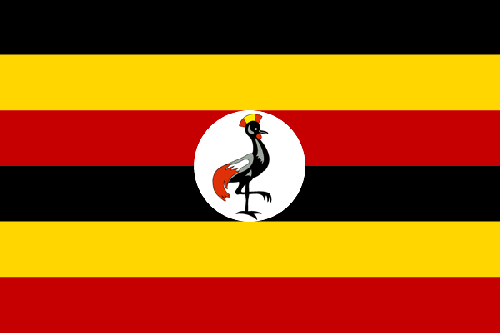 Ugandas Flagge
